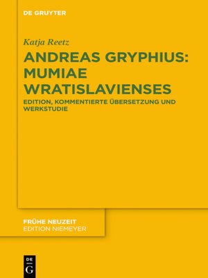 cover image of Andreas Gryphius